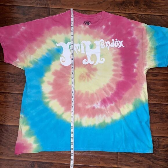 Jimi Hendrix Tie Dye Graphic Shirt - Picture 8 of 9